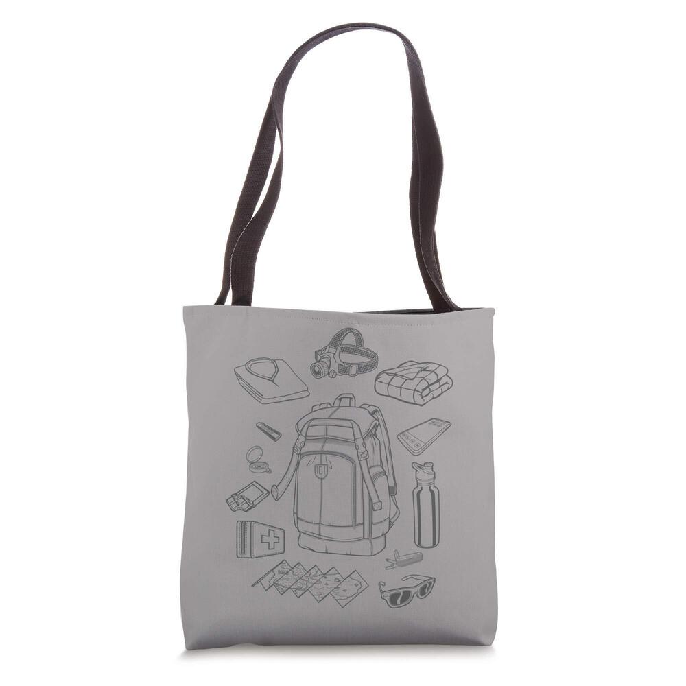 8717 Camping Hiking Backpack Essentials Travel Backpacking Tote Bag